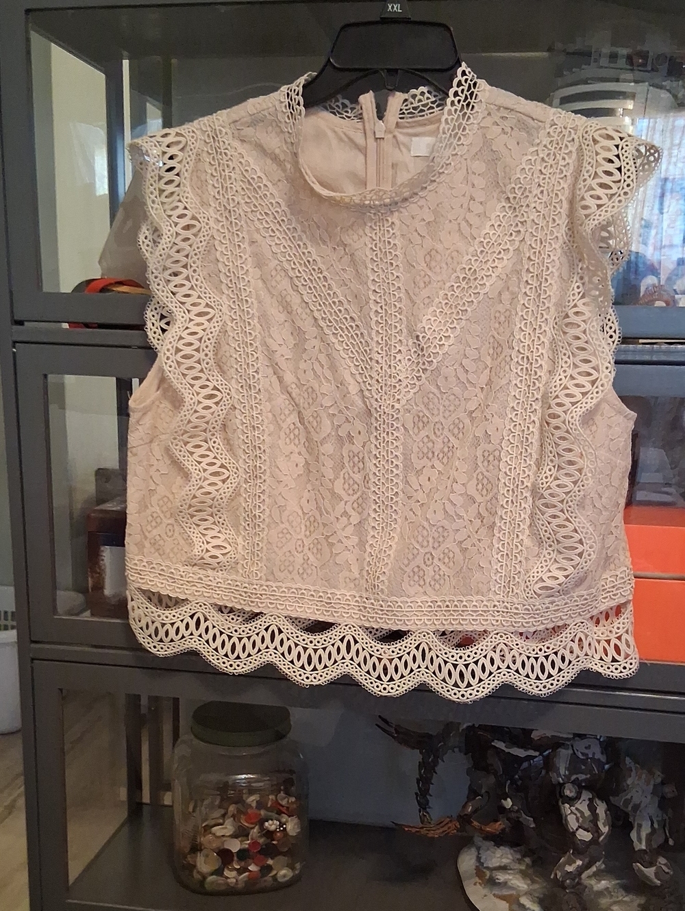 Anthropologie Lace Blouse Xl